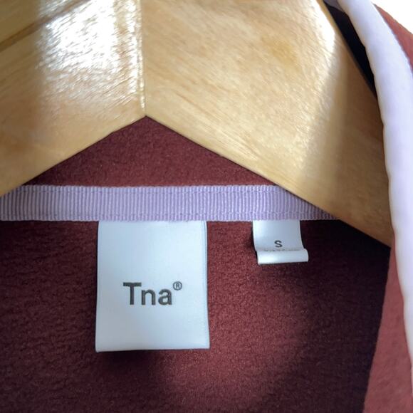 TNA Maroon Jacket with White Trim - Picture 5 of 6